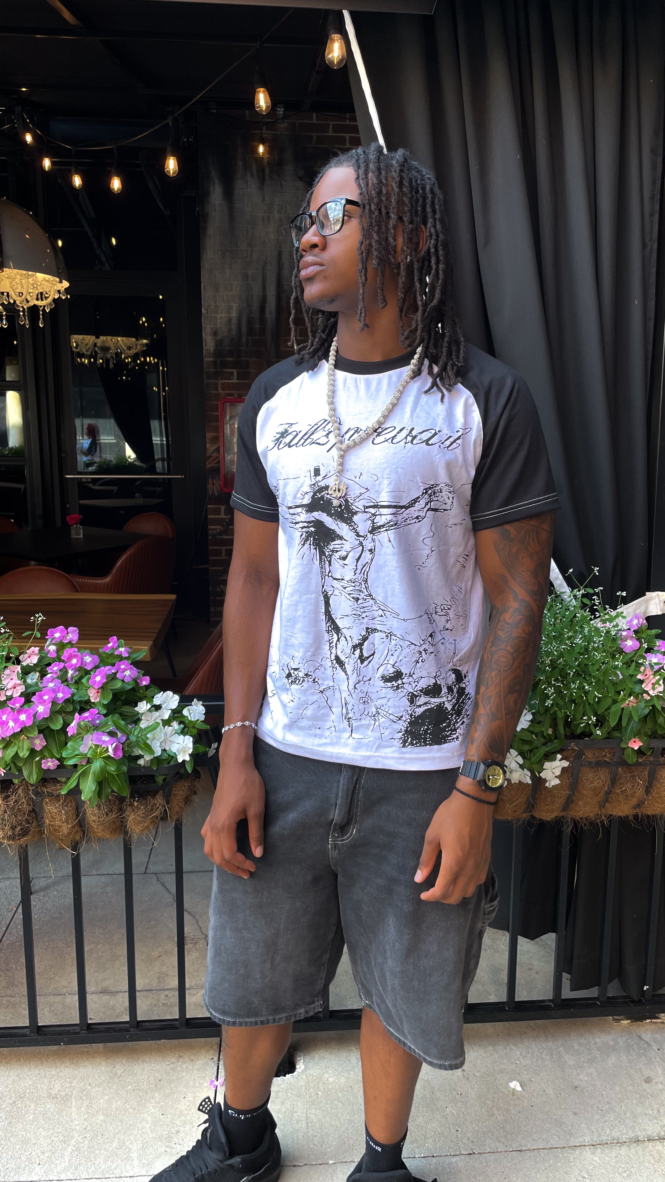 “He died for our sins” Tee shirt